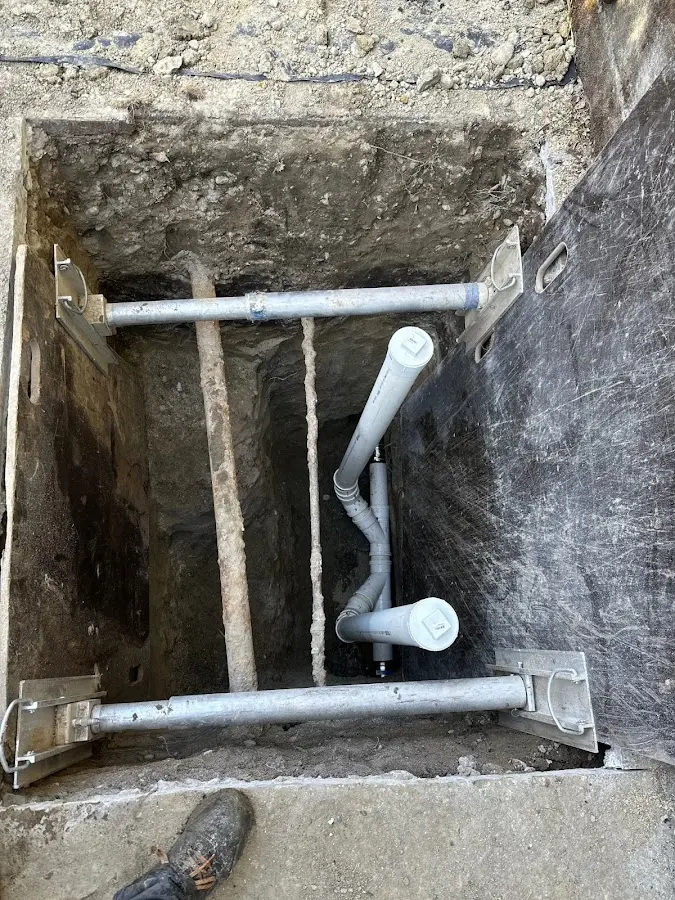 Experienced plumber completing Gas Line Repair work in Stallings